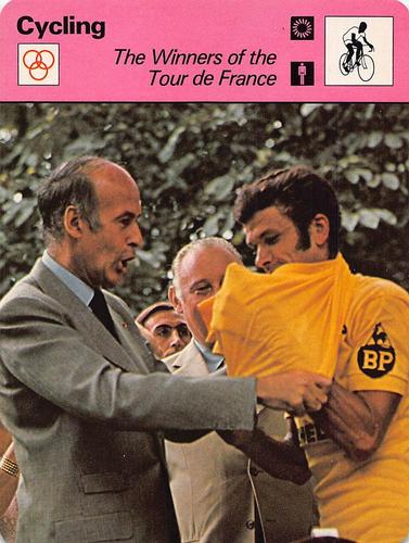 1977-79 Sportscaster Series 44 #44-10 The Winners of the Tour de France Front