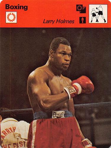 1977-79 Sportscaster Series 45 #45-12 Larry Holmes Front