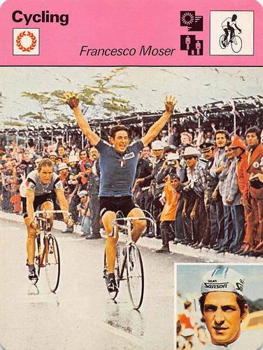 1977-79 Sportscaster Series 45 #45-20 Francesco Moser Front