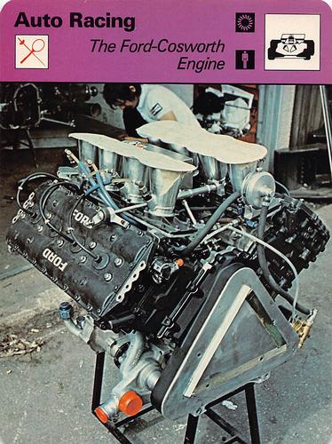 1977-79 Sportscaster Series 45 #45-01 The Ford-Cosworth Engine Front