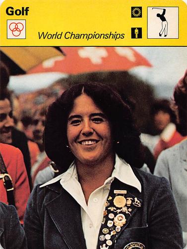 1977-79 Sportscaster Series 45 #45-06 Nancy Lopez Front