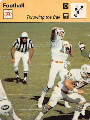 1977-79 Sportscaster Series 45 #45-04 Bob Griese Front