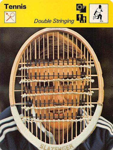 1977-79 Sportscaster Series 46 #46-03 Double Stringing Front