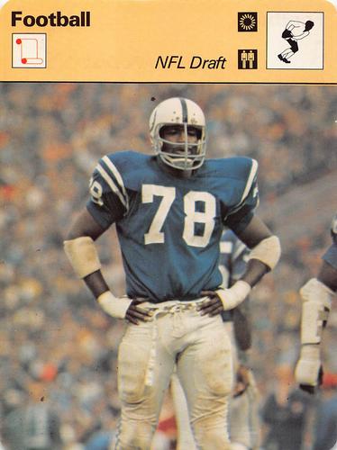 1977-79 Sportscaster Series 46 #46-01 Bubba Smith Front