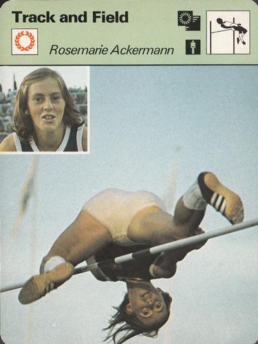 1977-79 Sportscaster Series 46 #46-10 Rosemarie Ackermann Front