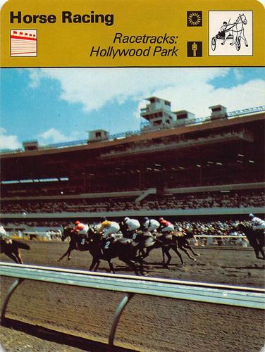 1977-79 Sportscaster Series 47 #47-06 Racetracks: Hollywood Park Front