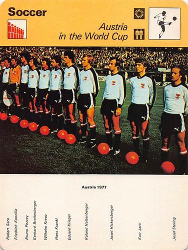 1977-79 Sportscaster Series 47 #47-23 Austria in the World Cup Front