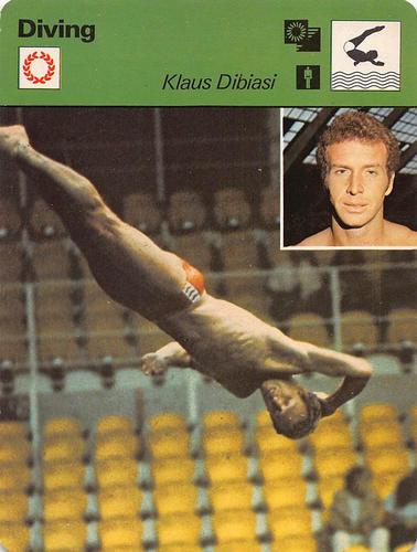 1977-79 Sportscaster Series 47 #47-15 Klaus Dibiasi Front