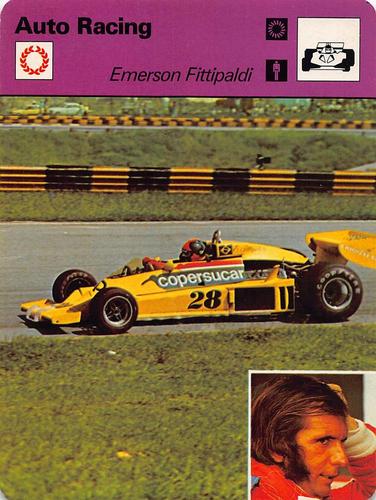 1977-79 Sportscaster Series 47 #47-03 Emerson Fittipaldi Front