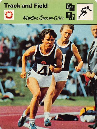 1977-79 Sportscaster Series 47 #47-08 Marlies Olsner-Gohr Front