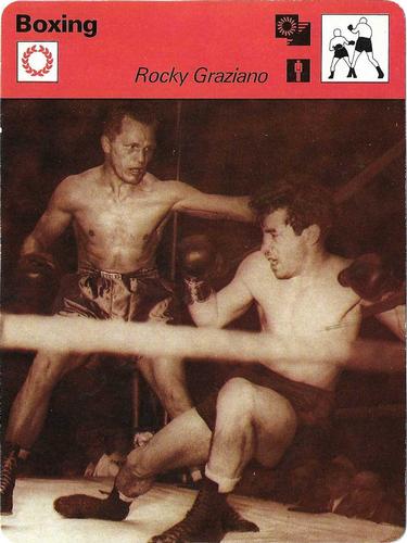 1977-79 Sportscaster Series 47 #47-19 Rocky Graziano Front