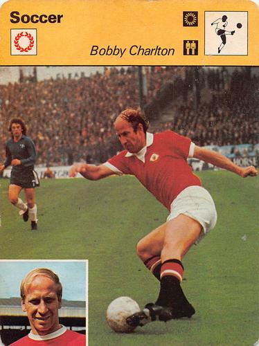 1977-79 Sportscaster Series 48 #48-01 Bobby Charlton Front