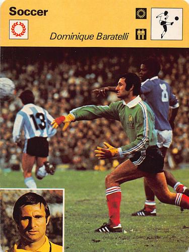1977-79 Sportscaster Series 48 #48-09 Dominique Baratelli Front