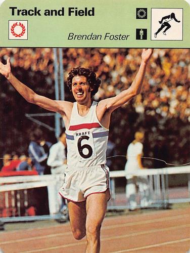 1977-79 Sportscaster Series 48 #48-21 Brendan Foster Front