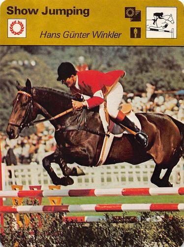 1977-79 Sportscaster Series 48 #48-02 Hans Gunter Winkler Front