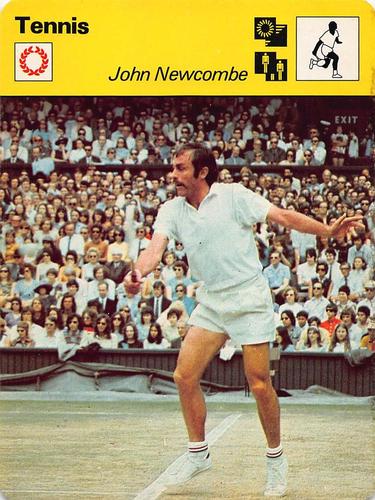1977-79 Sportscaster Series 48 #48-15 John Newcombe Front