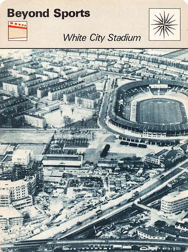 1977-79 Sportscaster Series 49 #49-01 White City Stadium Front