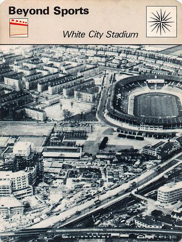 1977-79 Sportscaster Series 49 #49-01 White City Stadium Front