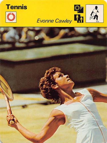 1977-79 Sportscaster Series 49 #49-20 Evonne Cawley Front