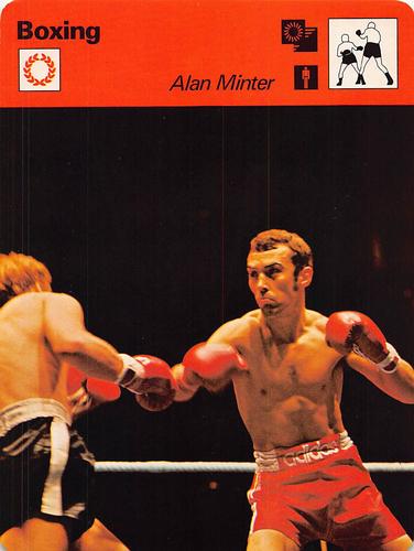 1977-79 Sportscaster Series 50 #50-09 Alan Minter Front