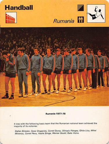 1977-79 Sportscaster Series 50 #50-15 Rumania Front