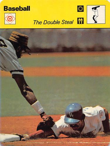 1977-79 Sportscaster Series 51 #51-02 The Double Steal Front