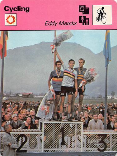 1977-79 Sportscaster Series 51 #51-05 Eddy Merckx Front