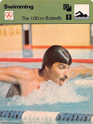 1977-79 Sportscaster Series 51 #51-09 The 100m Butterfly Front