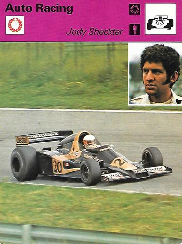 1977-79 Sportscaster Series 51 #51-19 Jody Scheckter Front