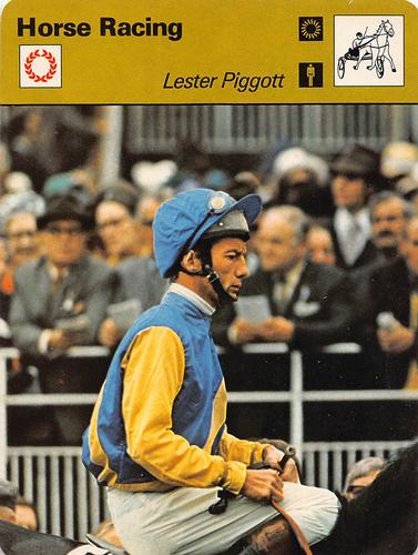 1977-79 Sportscaster Series 51 #51-22 Lester Piggott Front