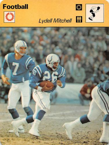 1977-79 Sportscaster Series 52 #52-13 Lydell Mitchell Front