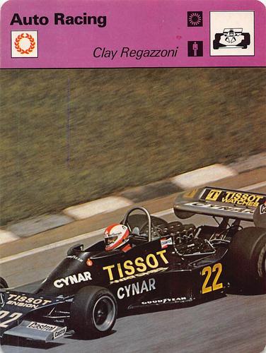 1977-79 Sportscaster Series 52 #52-18 Clay Regazzoni Front
