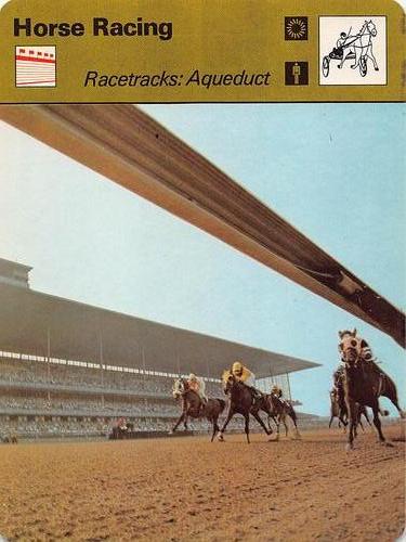 1977-79 Sportscaster Series 52 #52-11 Racetracks: Aqueduct Front