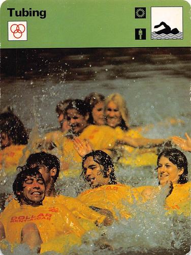 1977-79 Sportscaster Series 52 #52-01 World's Championship Inner Tube Race Front