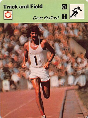 1977-79 Sportscaster Series 52 #52-16 Dave Bedford Front