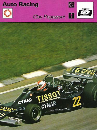 1977-79 Sportscaster Series 52 #52-18 Clay Regazzoni Front