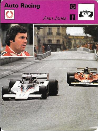 1977-79 Sportscaster Series 53 #53-01 Alan Jones Front