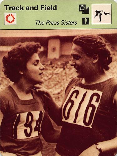 1977-79 Sportscaster Series 54 #54-21 The Press Sisters Front