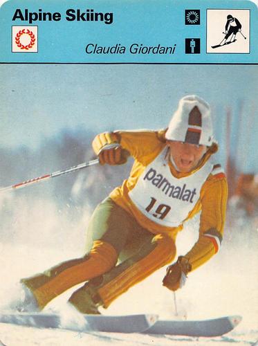 1977-79 Sportscaster Series 54 #54-22 Claudia Giordani Front