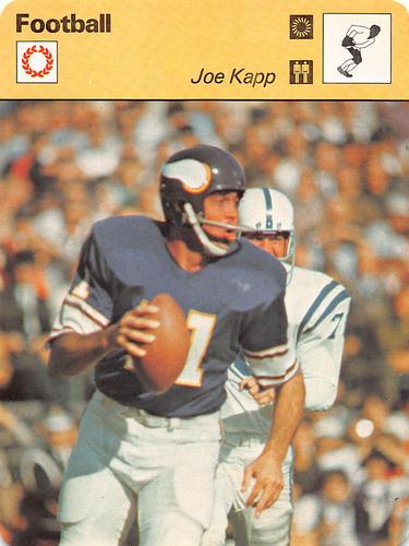 1977-79 Sportscaster Series 54 #54-14 Joe Kapp Front