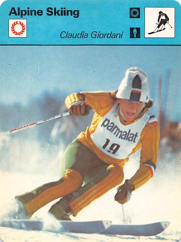 1977-79 Sportscaster Series 54 #54-22 Claudia Giordani Front
