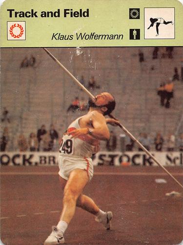 1977-79 Sportscaster Series 55 #55-10 Klaus Wolfermann Front