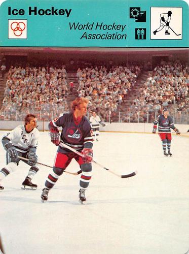 1977-79 Sportscaster Series 55 #55-23 World Hockey Association Front