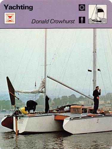 1977-79 Sportscaster Series 56 #56-14 Donald Crowhurst Front
