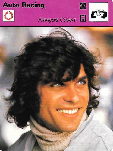 1977-79 Sportscaster Series 56 #56-21 Francois Cevert Front