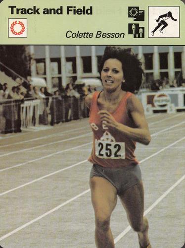 1977-79 Sportscaster Series 58 #58-24 Colette Besson Front