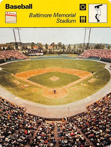 1977-79 Sportscaster Series 58 #58-12 Baltimore Memorial Stadium Front