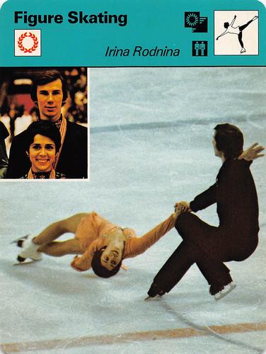 1977-79 Sportscaster Series 58 #58-10 Irina Rodnina Front