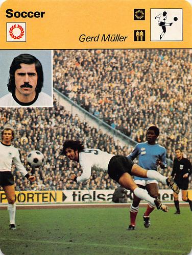 1977-79 Sportscaster Series 58 #58-13 Gerd Muller Front