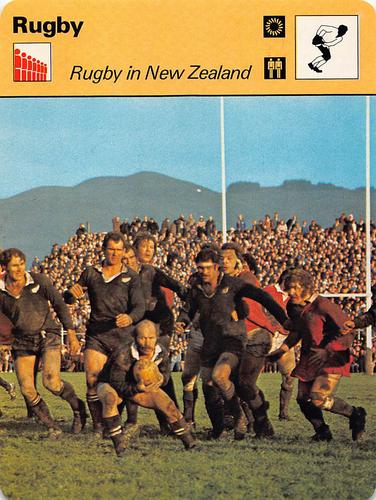 1977-79 Sportscaster Series 58 #58-17 Rugby in New Zealand Front